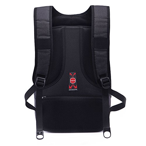 Kopack Men Travel rucksack backpack Lightweight Laptop Backpack bag for 14 15.6 Inch Waterproof Grey Slim - 2