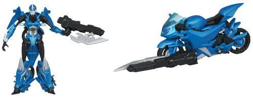 Transformers - 38686 - Prime - Robots in Disguise - Wave 1 - No. 005 - Deluxe Class - Level 2 - Autobot Arcee - ca. 14 cm