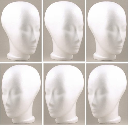 Preisvergleich Produktbild 6-Pack Styroporkopf Standard - 56 cm