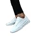 Produktbild Herren SneakerAbsolute Sportschuhe Outdoor Turnschuhe Männer Mode Freizeitschuhe Mesh Atmungsaktiv Schuhe Gym Schuhe Laufschuhe (38 EU, Weiß)