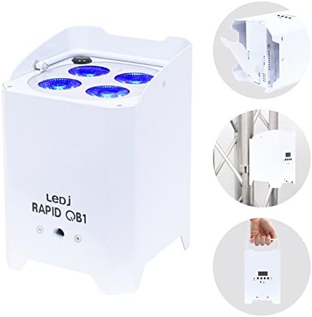 LEDJRapid QB1 RGBW Battery Powered LED Par - White