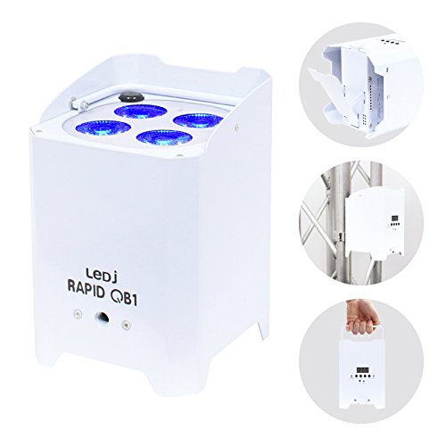 LEDJRapid QB1 RGBW Battery Powered LED Par - White
