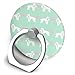 Produktbild beautiful& Toy Poodle White Love Love Hearts Dog Mint Round 360 Degree Rotating Ring Stand Grip Mounts Phone Holder for Any Smartphones iPhone Or Tablets