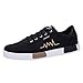 Produktbild Sannysis Segeltuchschuhe Herren Männer Freizeitschuhe Verschleißfeste Schuhe Bequeme Round Toe Lace up Flat Sneaker Bootsschuhe Größe 39-44