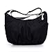 Produktbild Wasserdichte Nylon Einzel Umhängetasche Modische Freizeit Zipper Umhängetasche Große Kapazität Frauen Umhängetasche - Schwarz