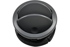 YUCKMZ Luftdüse Lüftungsdüse Armaturenbrett Lüftungsgitter Kompatibel mit Fiat Panda 169 735442827 735362554 Grau