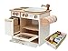 Produktbild Erst-Holz 932-2044 DL Drewart Kinderküche mit Zubehör Spielküche Massivholz weiß