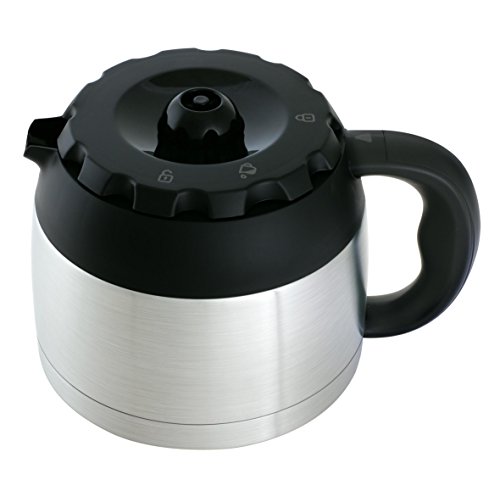 Moulinex FT3628 Thermo-digitaler Timer Kaffeemaschine Subito, 4 Programme, Isolierkanne, 0,9 L, edelstahl / matt schwarz - 4