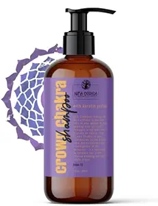 nina dorada Detoxifying Crown Chakra Shampoo with Keratin Protein for Nourished Hair |Spiritual Hair Shampoo for Women and Men with | Intense Scalp Cleansing | Hydrating Shampoo with Aloe Vera | Balances Crown Chakra | Men and Women | 300ml