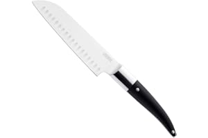 LAGUIOLE EVOLUTION Laguiole Expression- Couteau Santoku - Couteau de cuisine lame en acier inox haute qualité 18 cm - Manche ergonomique