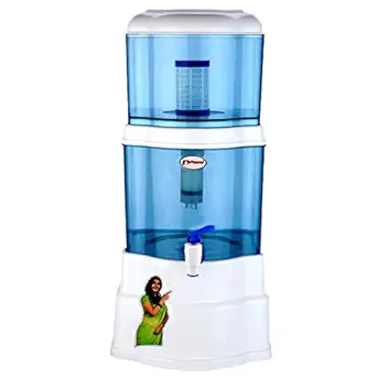 P-zone Aquagem Gravity Based Water Purifier | Non Electric Water Purifier Filter - 15 Litre Storage