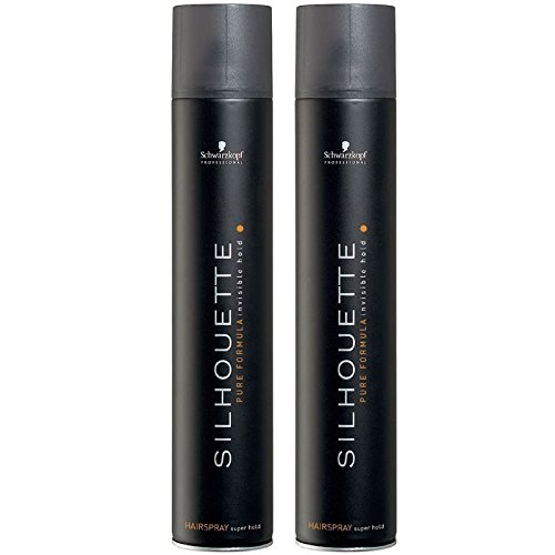SCHWARZKOPF SILHOUETTE SUPER HOLD HAIRSPRAY 750ML X 2