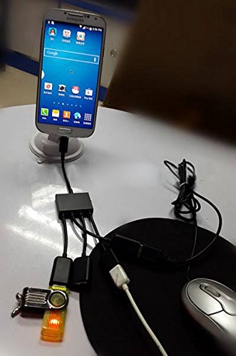 SAWAKE 4 Port Micro USB Power Aufladen OTG Hub Host Spiltter, Verteiler, Adapter Kable - 2