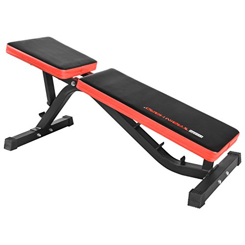 TrainHard Hantelbank Drückerbank Variable Schrägbank Negativ/Flach - 7