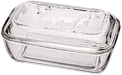 LUMINARC Beurrier Vache T 17x10,5 cm gris