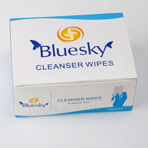 bluesky Nail Polish UV Soak off gel Cleanser Wipes Glanz Tücher 200 Stück