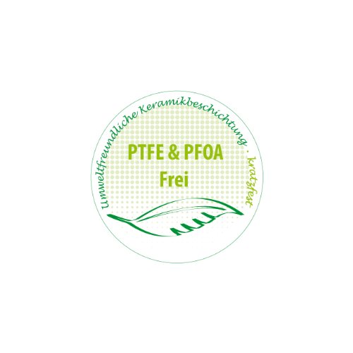 King P1248O Bratpfanne Alu geschmiedet hoch 28 cm, Keramikbeschichtung, orange - 4