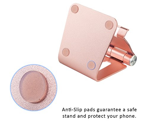 MyGadget Smartphone StÃ¤nder - Aluminium Halterung - Handy & Tablet Multi Winkel Stand fÃ¼r u.a. iPhone / Samsung Galaxy / iPad mini - Dock in RosÃ©gold