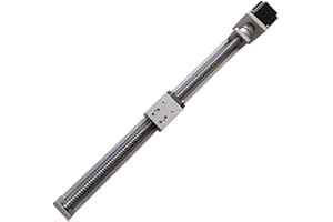 LEIPING Guía de Movimiento Lineal Guía Lineal de Alta Precisión Tabla CNC Tornillos de Esfera Nema 23 Motore 450mm Stroke