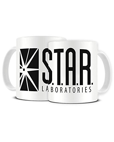 S.T.A.R. Laboratories - Scientific and Technological Advanced Research Labs -Comic Book - Geek - Funny - Ceramic Cup White 10 Ounce - Novelty Gift Mug by TeeDemon®