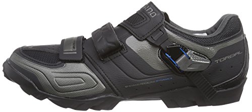 Shimano Erwachsene Fahrradschuhe MTB Radschuhe Breit SPD Klett-/Ratschenv. - 5
