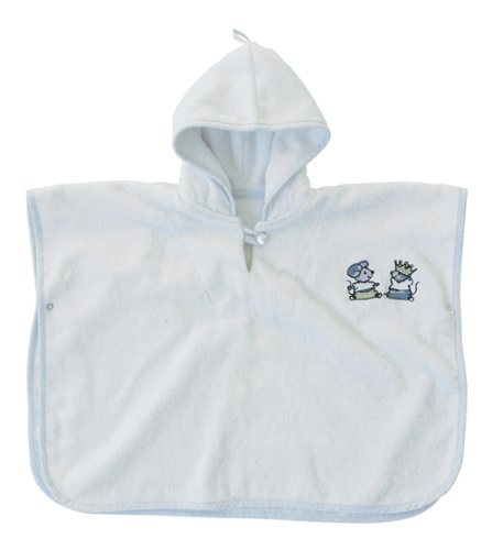 Bébé-jou 301753 Bath Poncho with Little Mice Design