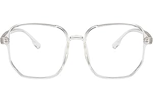 KOOSUFA Modne duże okulary antyniebieskie światło, bez korekcji wzroku, damskie, męskie, retro, kwadratowy filtr niebieskiego światła, okulary, oprawka okularów, komputer, gogle antyzmęczenie, okulary z etui