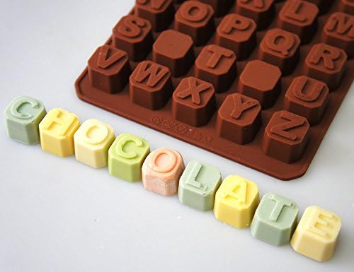 Silicone Alphabet Letter Blocks Chocolate / Candy Mould