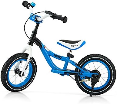 Milly Mally 5901761121735 Children's Training Bike – 12 Wheel with Foot Rest