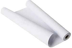 PALUDO Zeichenpapier Rolle, 30 cm x 15m Weiße Papierrolle 70 g/m, Malpapier Rolle Kinder, Skizzenpapier Skizzenrolle für Kinder Staffeleipapier Wandkunst Skizzieren Basteln Zeichnen Geschenkpapier