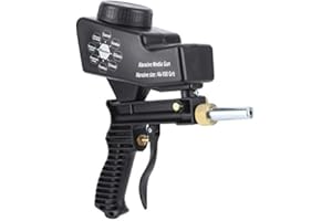 Fockety Pistola Sabbiatrice, Pistola Sabbiatrice Multimediale da 150 PSI per Compressore d'Aria, Strumento Pneumatico, Antiruggine, Pistola Sabbiatrice per Metallo, Legno, Incisione su