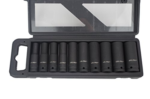 Schlagschrauber-Nüsse 1/2″ 10-24 mm Sechskant 10-tlg. Steckschlüssel-Satz - 4