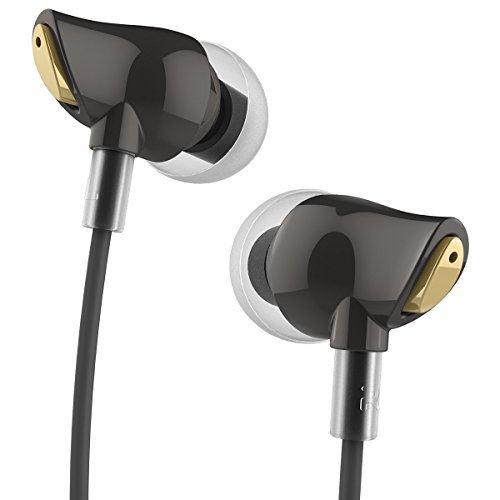 Preisvergleich Produktbild Rock Zircon Ohrhörer mit Mikrofon ~ Schwarz