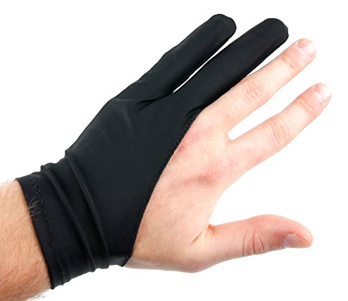 DuraGadget silberfarbene Schutzhülle aus Gedächtnis-Schaum und Antifouling-Handschuh für Wacom PTH-651S-DEIT, PTH-651-DEIT Intuos Pro Größe M, Intuos Pro SE/Special Edition PTH-651-DEIT/S und Cintiq 13HD Grafiktabletts - 3