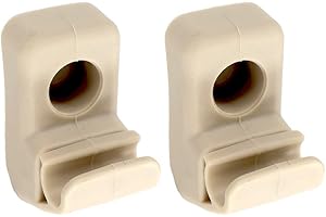 YUANGANG 2Pcs Sunvisor Mounting Clip Bracket, Auto Sun Visor Clip, Sun Visor Retainer Hook Holder For Fiat Grande Punto And Compatible Vehicle Models