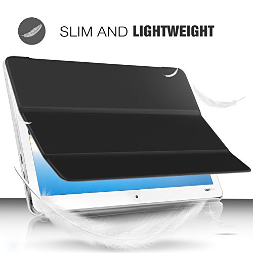 IVSO hochwertiges PU Leder Etui hülle Tasche Case – mit Standfunktion, super 360° Anti-Wrestling, ist für Huawei MediaPad M3 Lite 10.1 Tablet-PC perfekt geeignet (Schwarz) - 4