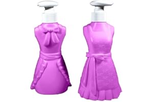 AMAMI BEAUTY Due Dispenser Sapone 300ml Utilizzabile In Bagno E In Cucina - Bianco - Adattabile Ad Ogni Tipo Di Arredo (GLICINE)