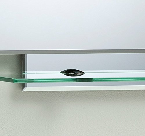 Badezimmer Spiegel, nautisches Design, 60 cm X 43 cm, zur Wandmontage, klein, 3 Fächer, 1x großes Regal: Kostenlose Lieferung und Rückgabe kostenlos - 3