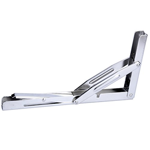 Amarine-made-Lange-Release-Arm-Heavy-Duty-poliert-Edelstahl-Regal-Bench-Tisch-zusammenklappbar-Regal-oder-Bracket-max-Laden-Reifestigkeit250kg-langen-Arm