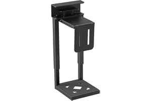 MAXMOUNT PC-fäste med bordsklämma – höjdjusterbar 410–650 mm, klämbredd 180–300 mm, upp till 30 kg