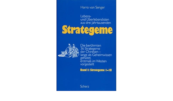 Amazon Fr Strategeme 1 Strategeme 1 18 Senger Harro Von Livres