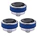 Produktbild Clispeed 3pcs Klimaanlagenleuchte AC Schalter Drehknopf Passend für Ford Focus 2 3 (Blau)