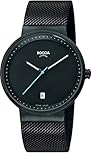 Boccia Herren Analog Quarz Uhr mit Edelstahl Armband 3615-02