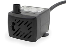 FMAS AUTOMATIZACIÓN Sattie Bomba de agua sumergible 3W a 220V 200L/h Negro PVC Submersible