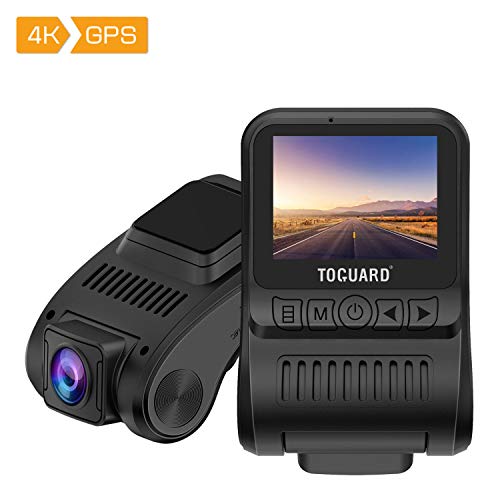 TOGUARD Dash Cam 4K WiFi GPS UHD Dashboard Camera per auto 5,1 cm 170° grandangolo Dash Camera con registrazione loop parcheggio monitor Travelapse