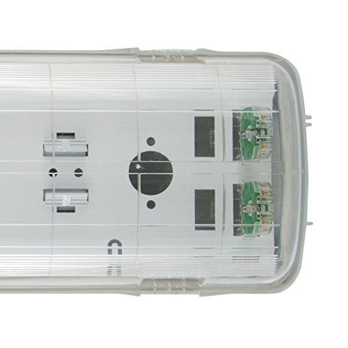 Preisvergleich Produktbild LED Feuchtraumlampe Wannenhalterung 120cm doppel ohne EVG - IP65