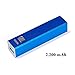 Produktbild Eckige Powerbank aus Metall Blau 2200 mAh