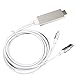 Produktbild OBEST Lightning auf HDMI Adapter Kabel mit 1080p Video Audio Output für iPhone 5/5 C/5S/6/6 Plus/6S/6S Plus