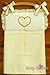 NAPPY STACKER / DIAPER BAG MATCH BABY NURSERY COT / COT BED BEDDING - HEARTS CREAM