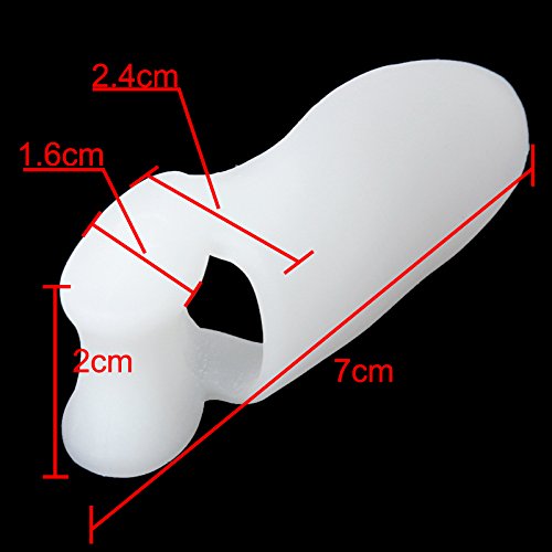 2 Paar Footful Gel Ballen Korrektor Zehen Protektor - 4